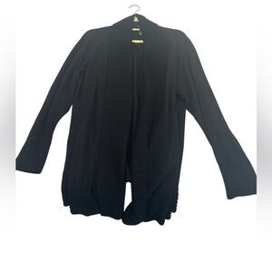 INC International Concepts 2X EUC Black Cardigan Thick host pick